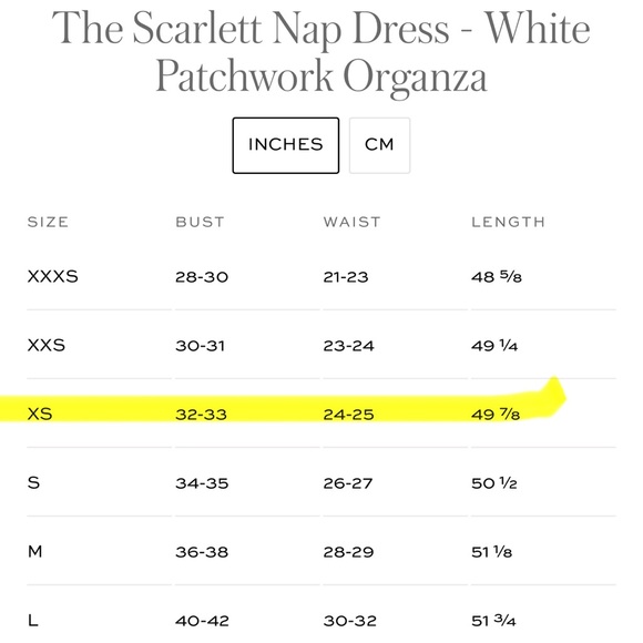 Hill House Home The Scarlett Nap Dress XS (NWT) - White Patchwork Organza - Picture 17 of 17